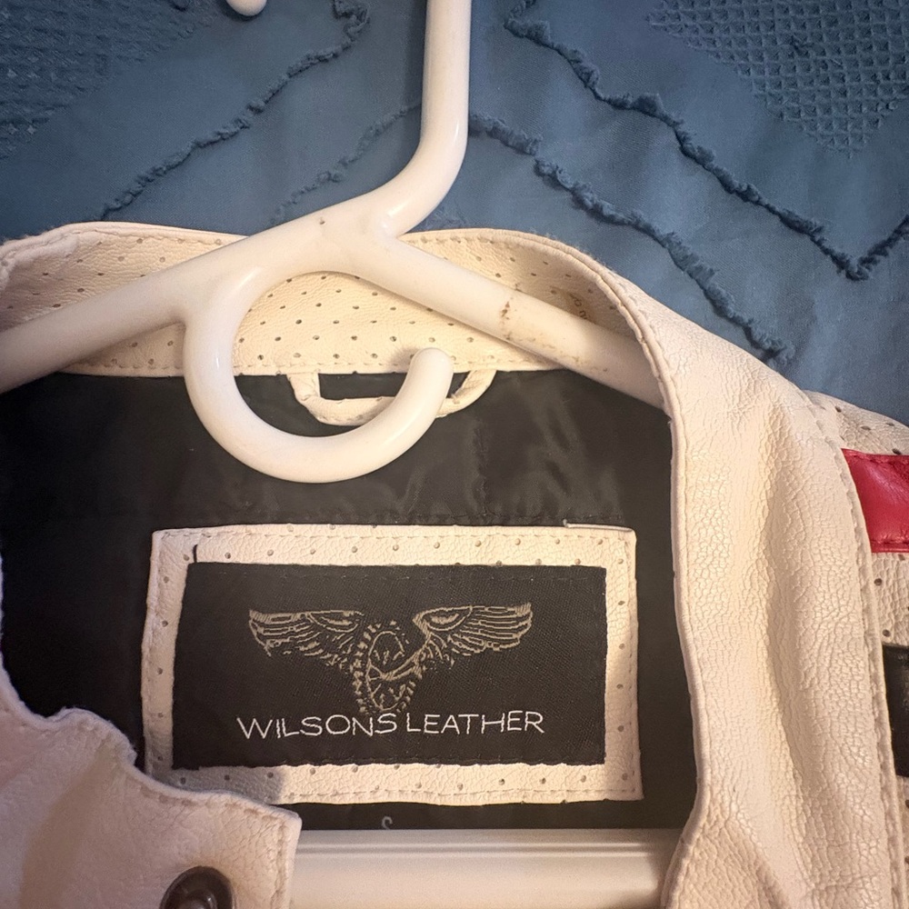 Wilsons Leather Off-White Jacket